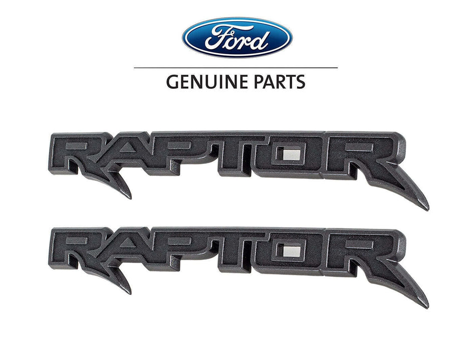 2022-2024 Bronco Raptor Genuine Ford OEM 7.25" Heat Extractor Hood Emblems Pair