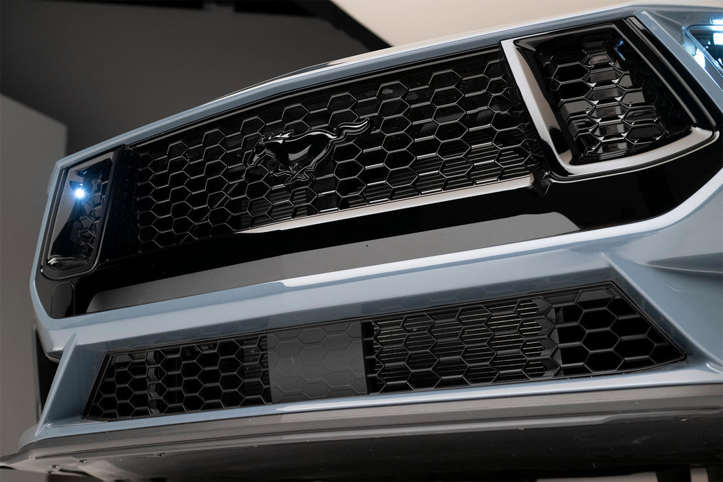 2024 Ford Mustang GT OEM Nite Pony Grille Fender & Deck Lid 4pc Emblem Set - Black