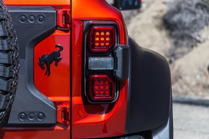 2021-2024 Bronco Matte Black OEM Front Grille Letter Overlays & Rear Tailgate Emblem