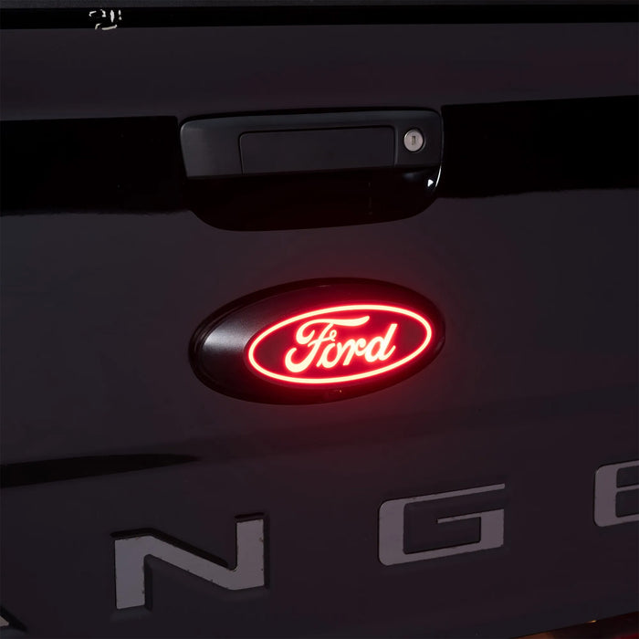 2019-2024 Ford Ranger Red LED Light Up Rear Tailgate Emblem