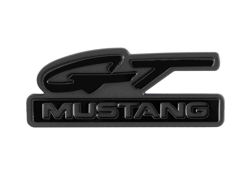 1994-1995 Mustang GT Two Tone Gloss & Matte Black Fender Side Emblem Badge