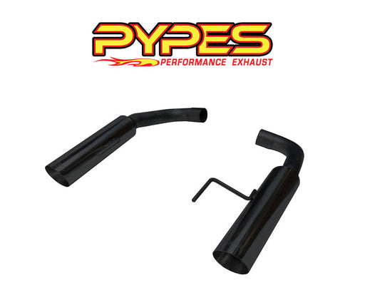 2024 Mustang GT 5.0 Pype Bomb SFM91MSB Axle Back Exhaust System w/ Black 4" Tips