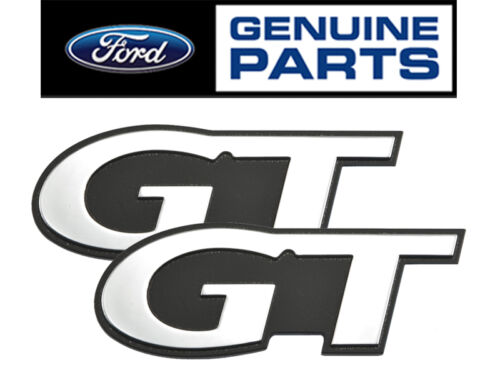 1999-2004 OEM Genuine Ford Mustang GT Fender Trunk Chrome and Black Emblems - pr