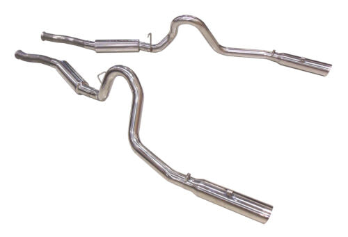 1987-1993 Mustang LX 5.0 Pype Bomb Cat Back Super System 3.5" Resonated Tips
