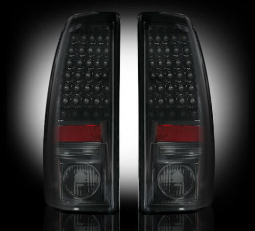 1999-2007 Chevy Silverado & GMC Sierra LED Tail Lights with Smoked Lenses - Pair