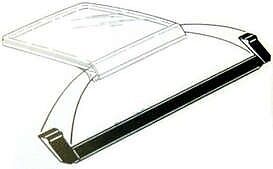 1981-1988 Mustang T-Top Panel to Door Window Rubber Weatherstrip Seal LH Side