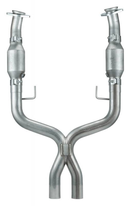 2005-2010 Mustang Long Tube Headers and EPA Compliant Catted X-Pipe Kit | 304 Stainless | HDR55SEK