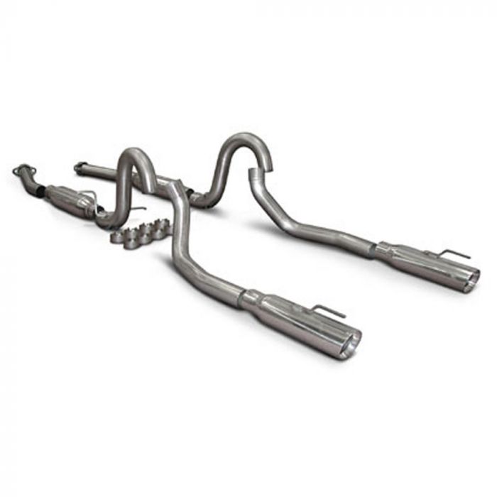 1998 Mustang GT and Cobra SLP M31011A Loudmouth II CatBack Exhaust Sy