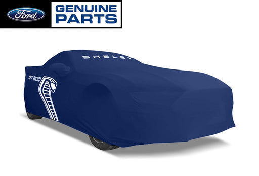 2020-2023 Shelby GT500 Genuine Ford OEM Blue Indoor Car Cover w/ Snake Logo
