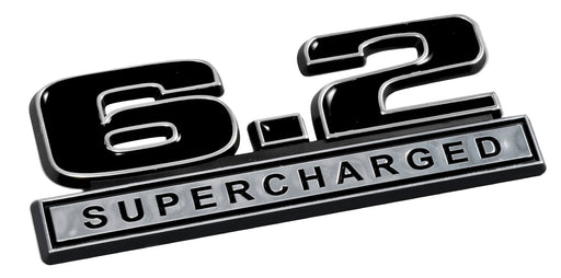 2010-2014 Ford F-150 Raptor Black & Chrome 6.2 Supercharged 5" Fender Trunk Embl