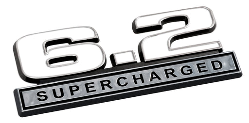 2010-2014 Ford F-150 Raptor White & Chrome 6.2 Supercharged 5" Fender Emblem