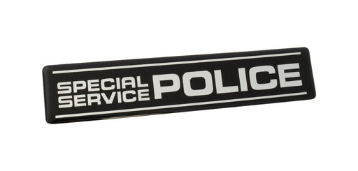 Ford Mustang Special Service Police SSP Interceptor Flexible Emblem 4.5" x 1"