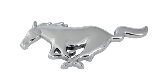Ford Mustang Chrome Running Horse Pony 3" Emblem Dash Fender Trunk Sill Plate