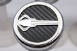 C7 Corvette Automatic 5Pc Engine Cap Covers Set - Carbon Fiber Stingray Emblems