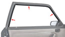 1979-1993 Mustang Coupe 5 piece Door Window Trunk Weatherstrip Rubber Seal Kit