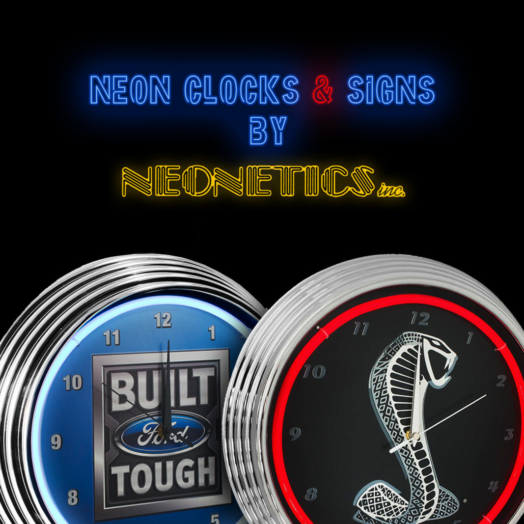 Neon Clocks & Signs by Neonetics – Blue Oval Industries
