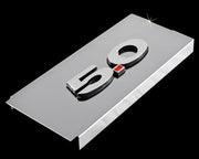 2011-2014 Roush RS3 Polished Engine Fuse Box Cover w/ CHROME 5.0 Emblem