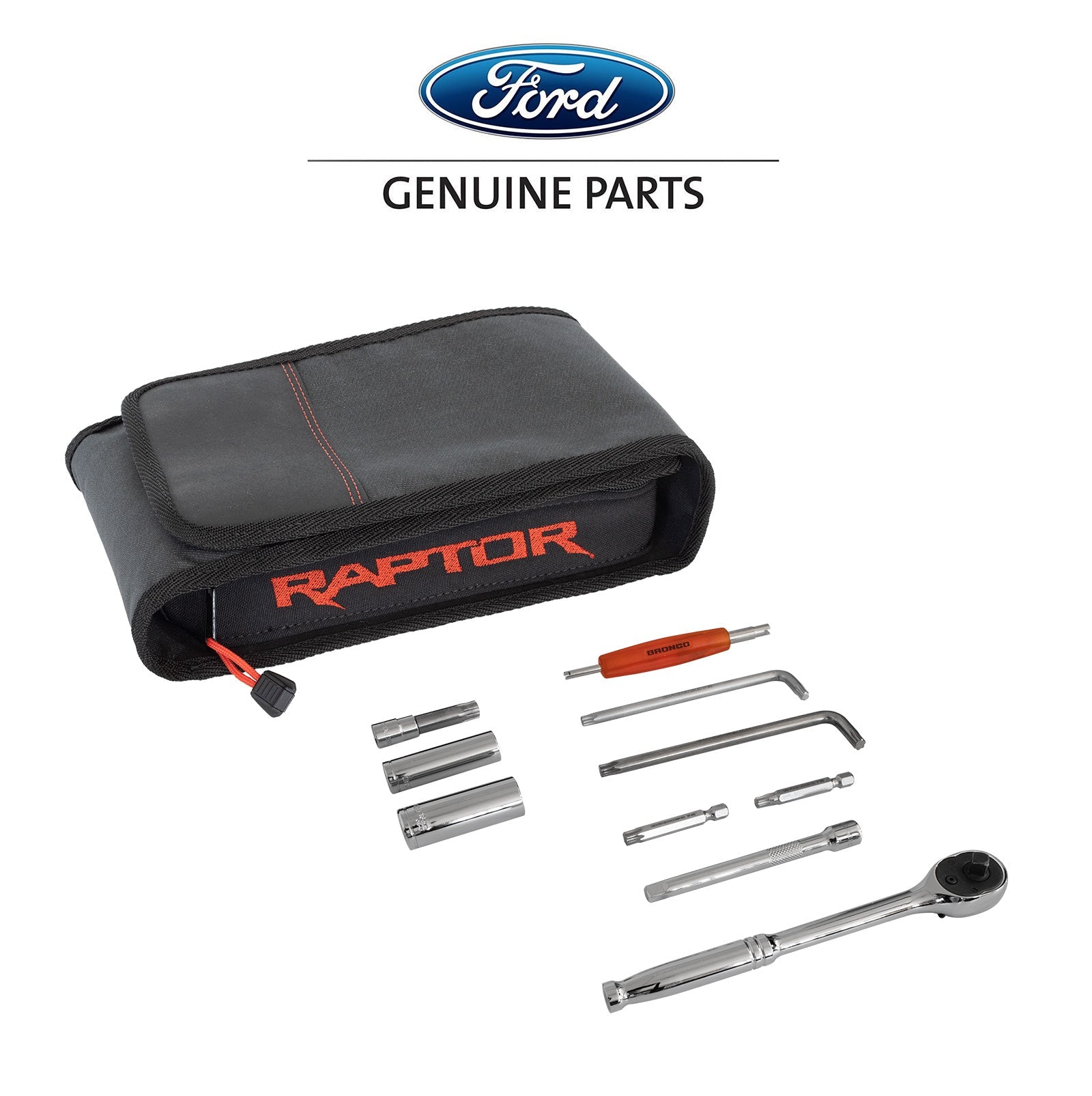 2022-2025 Ford Bronco Raptor OEM N2DJ-17005-AA Tool Kit — Blue