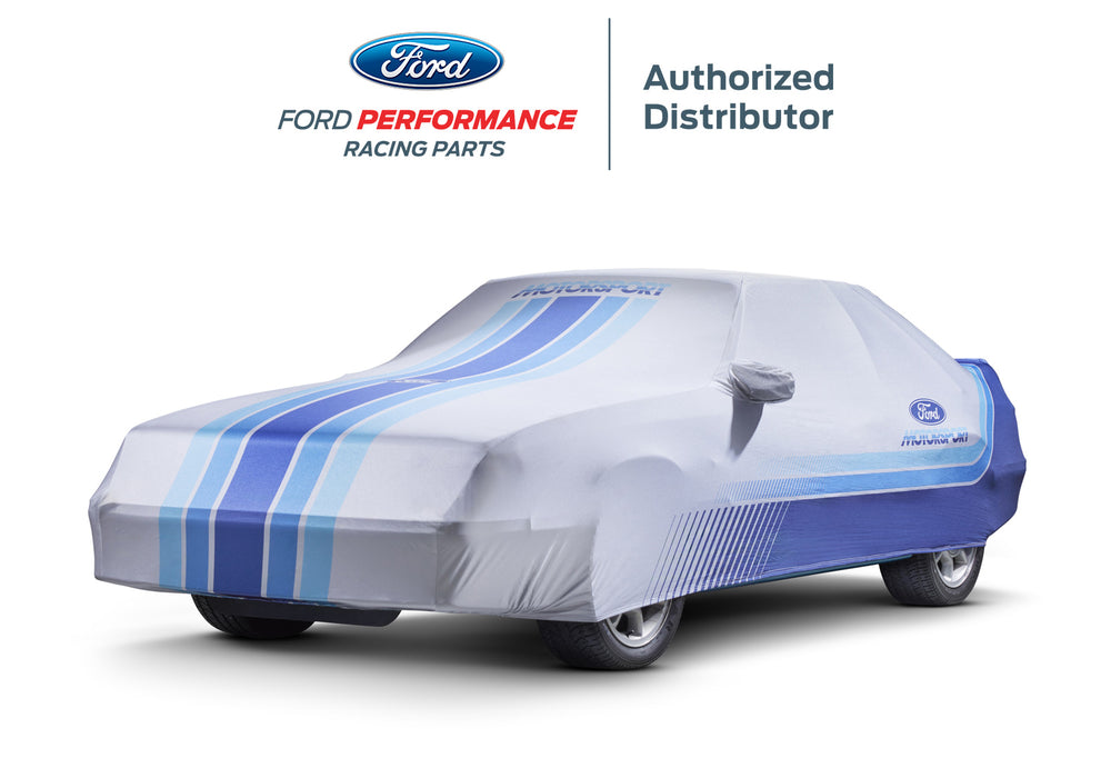 1979-1993 Mustang OEM M-19412-FG1 Ford Motorsport Indoor Car Cover Blue