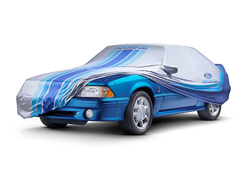 1979-1993 Mustang OEM M-19412-FG1 Ford Motorsport Indoor Car Cover Blue