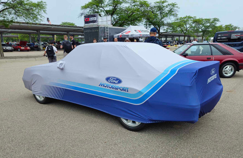 1979-1993 Mustang OEM M-19412-FG1 Ford Motorsport Indoor Car Cover Blue