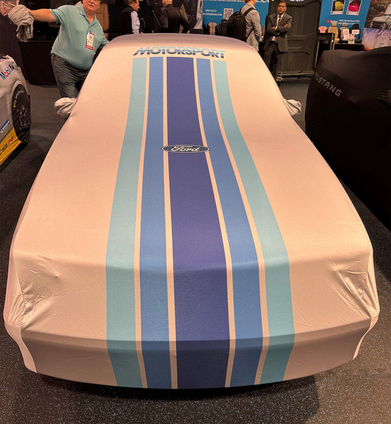 1979-1993 Mustang OEM M-19412-FG1 Ford Motorsport Indoor Car Cover Blue