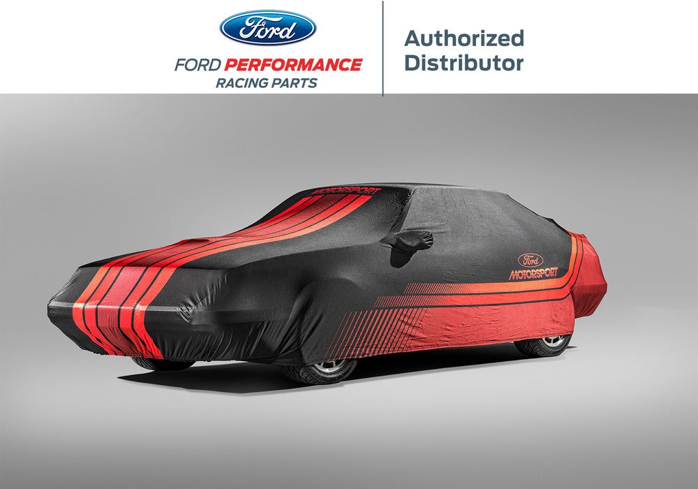 1979-1993 Mustang OEM M-19412-FR Ford Motorsport Indoor Car Cover Red