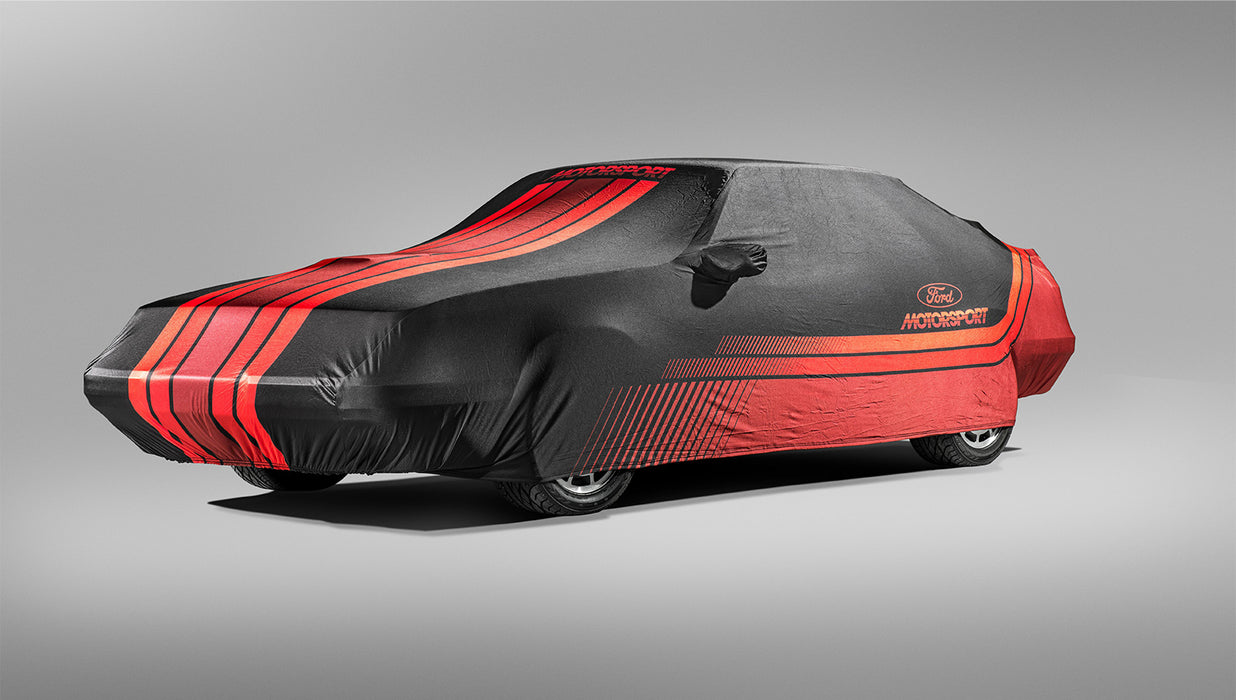 1979-1993 Mustang OEM M-19412-FR Ford Motorsport Indoor Car Cover Red