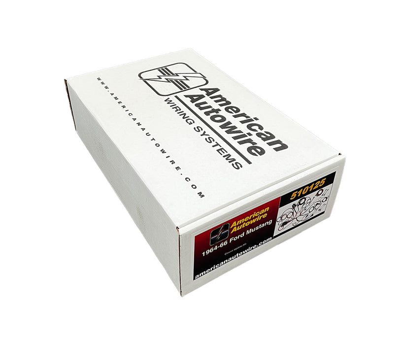 1964.5-1966 Ford Mustang American Autowire 510125 Complete Wiring Harness Classic Update Kit