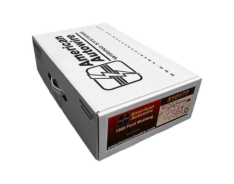 1969 Ford Mustang American Autowire 510177 Complete Wiring Harness Classic Update Kit