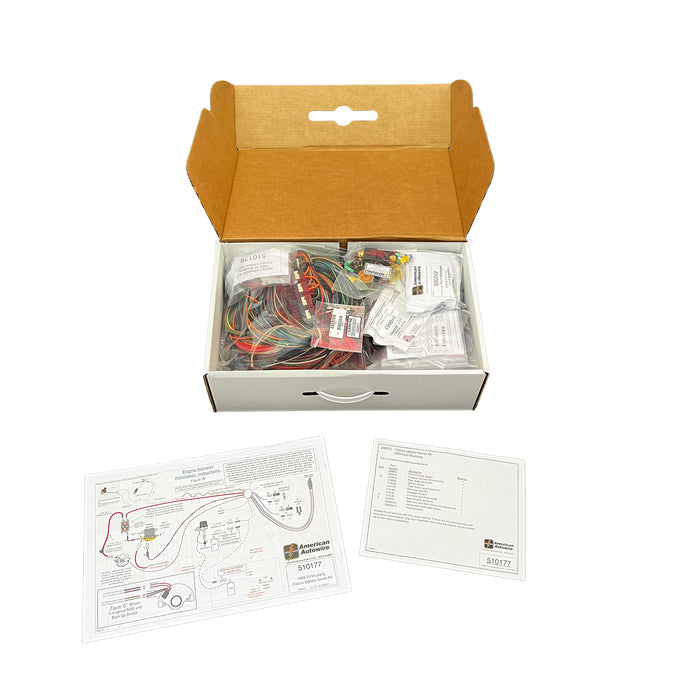 1969 Ford Mustang American Autowire 510177 Complete Wiring Harness Classic Update Kit