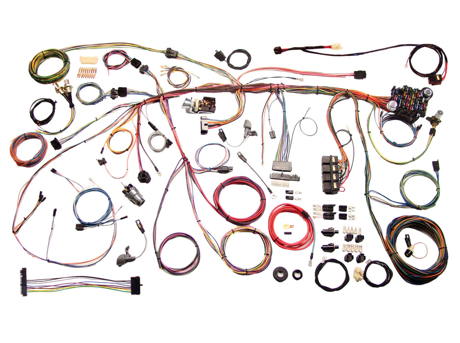 1970 Ford Mustang American Autowire 510243 Complete Wiring Harness Classic Update Kit