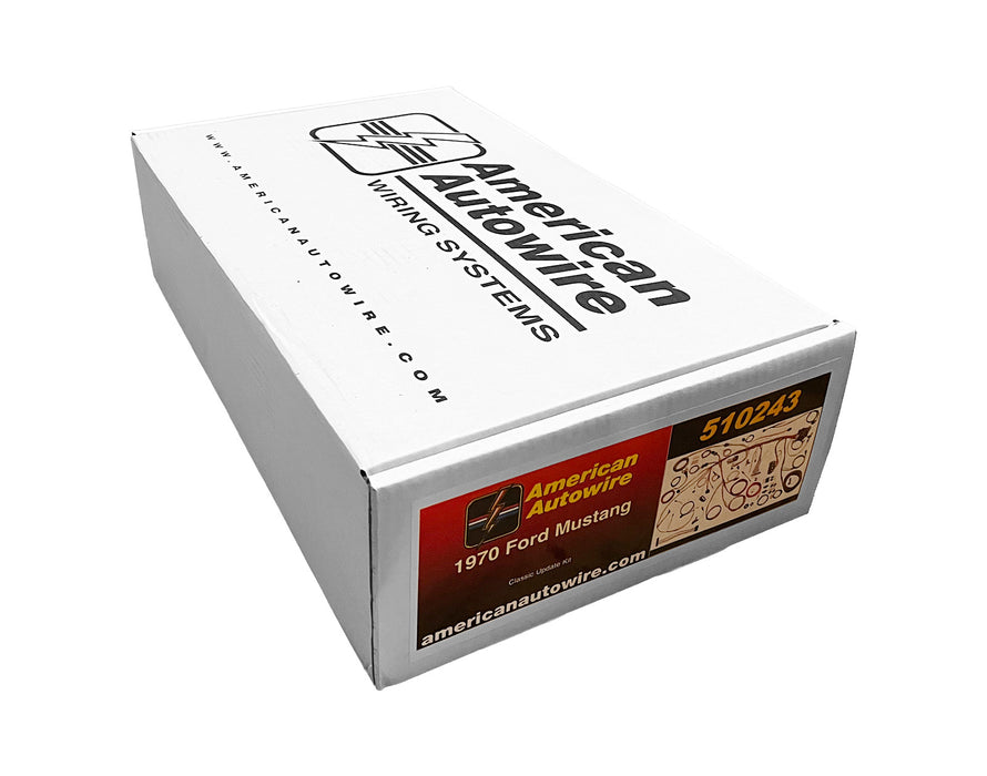 1970 Ford Mustang American Autowire 510243 Complete Wiring Harness Classic Update Kit