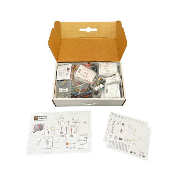 1970 Ford Mustang American Autowire 510243 Complete Wiring Harness Classic Update Kit