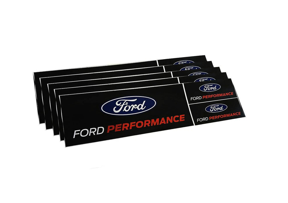 Ford Performance Logo Deal Sticker Sheet - 5 Pack