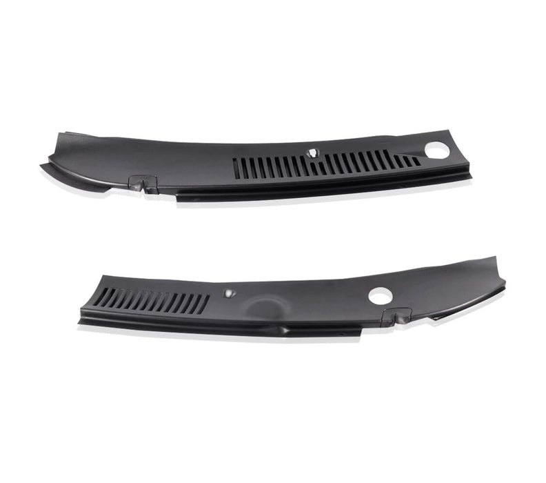 1999-2004 Ford Mustang 2pc Cowl Vent Windshield Wiper Grille Panel Cover w Retainers