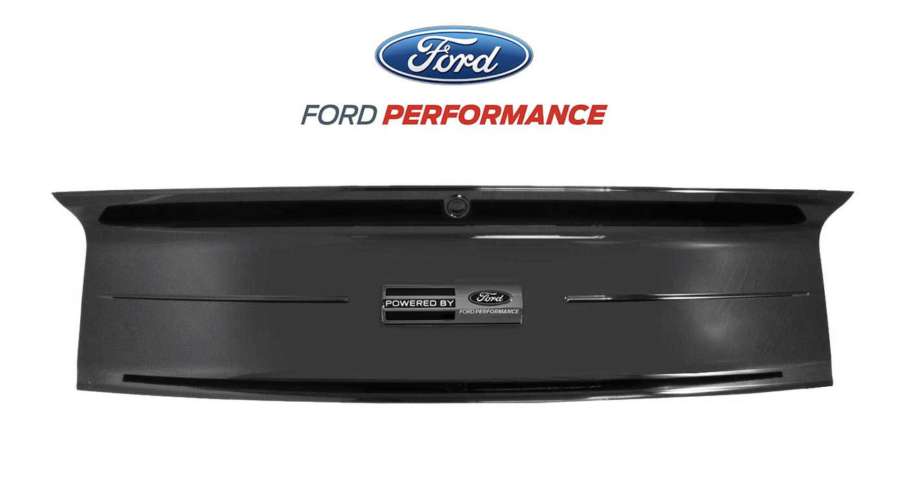 2015-2023 Mustang OEM Rear Deck Lid Trunk Trim Panel w/ Black Ford Performance Emblem