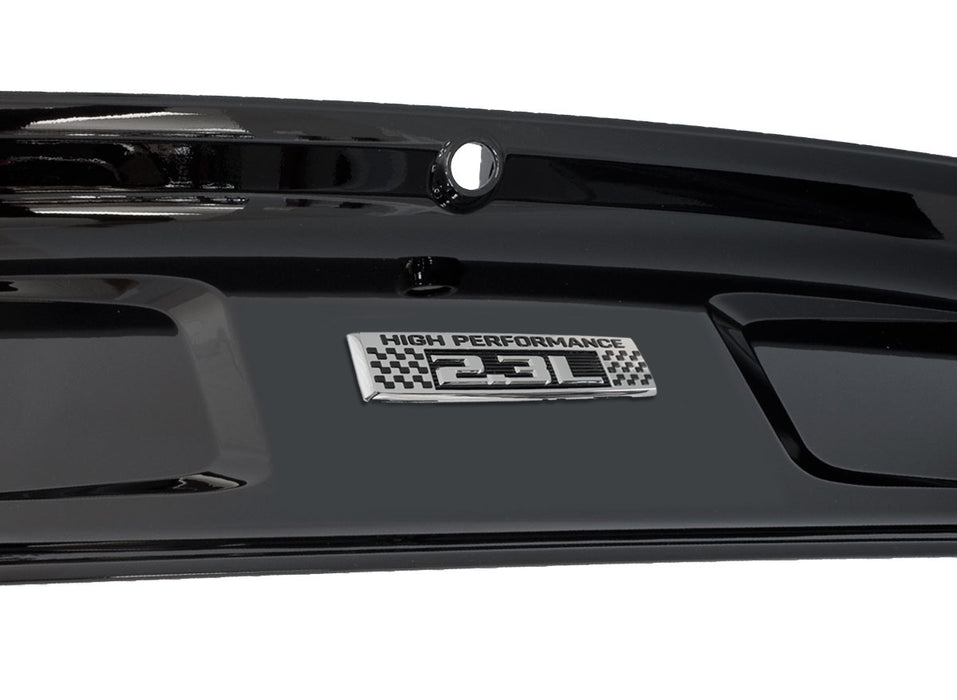 2015-2023 Mustang Ecoboost Rear Deck Lid Trunk Trim Panel Black w 2.3 High Performance Emblem