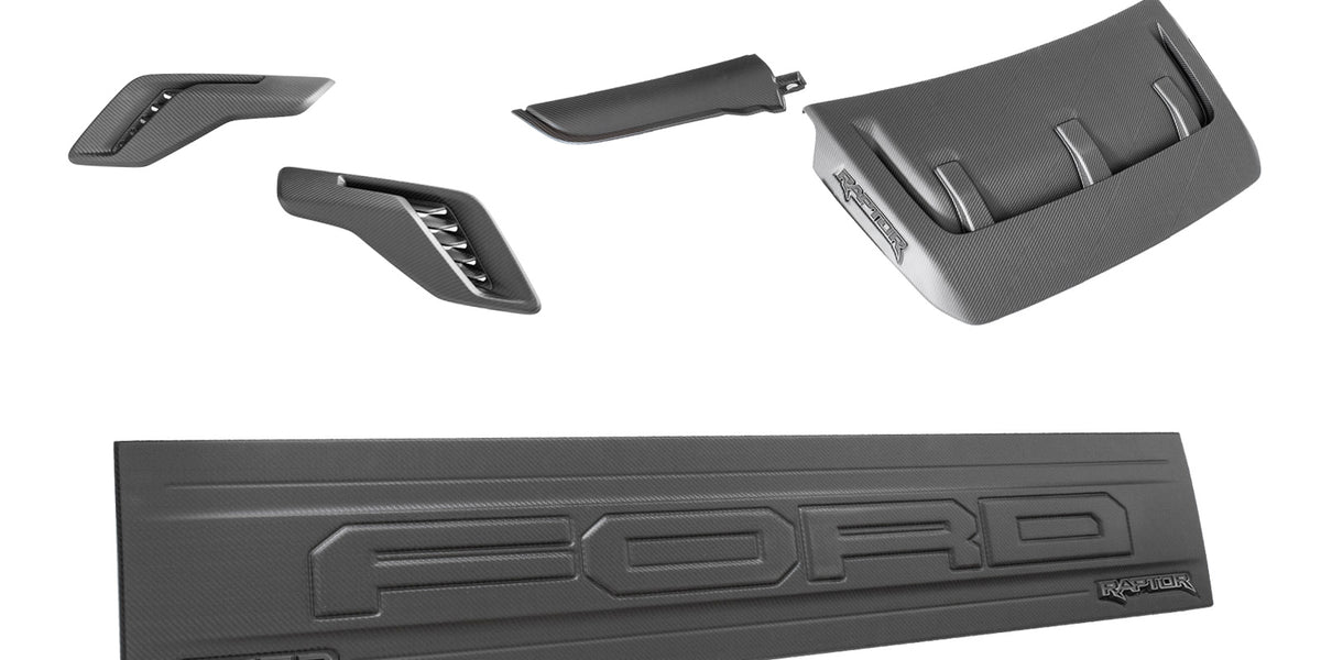 2021-2024 Ford F-150 Raptor OEM Real Carbon Fiber Rear Tailgate