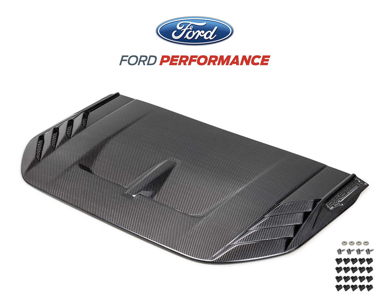 2022-2026 Ford Bronco Raptor OEM M-16628-BG Carbon Fiber Hood Vent Gloss Finish