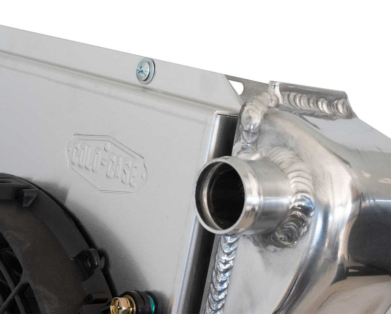 1987-1993 Mustang GT LX 5.0 Manual Trans All Aluminum Radiator w/ Dual 12" Fans