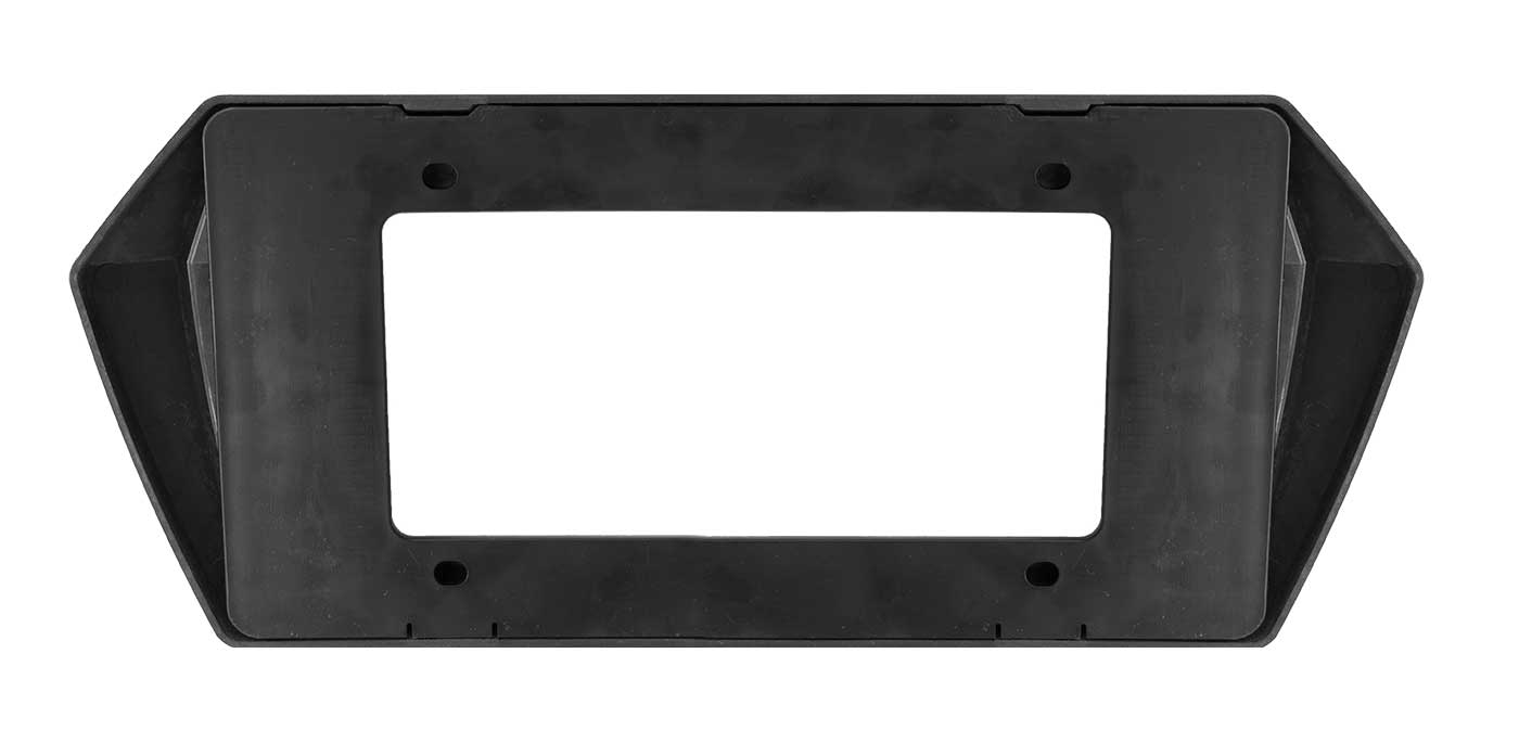 2020-2023 Corvette C8 Painted Rear License Plate Frame Bezel G26 Sebring Orange