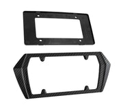 2020-2023 Corvette C8 Rear License Plate Frame Bezel Hydro Carbon Fiber Finish