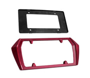 2020-2023 Corvette C8 Painted Rear License Plate Frame Bezel G1E Long Beach Red