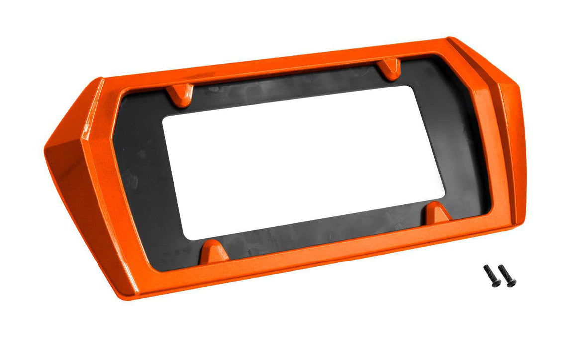 2020-2023 Corvette C8 Painted Rear License Plate Frame Bezel G26 Sebring Orange