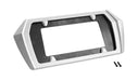 2020-2024 Corvette C8 Painted Rear License Plate Frame Bezel - G8G Arctic White