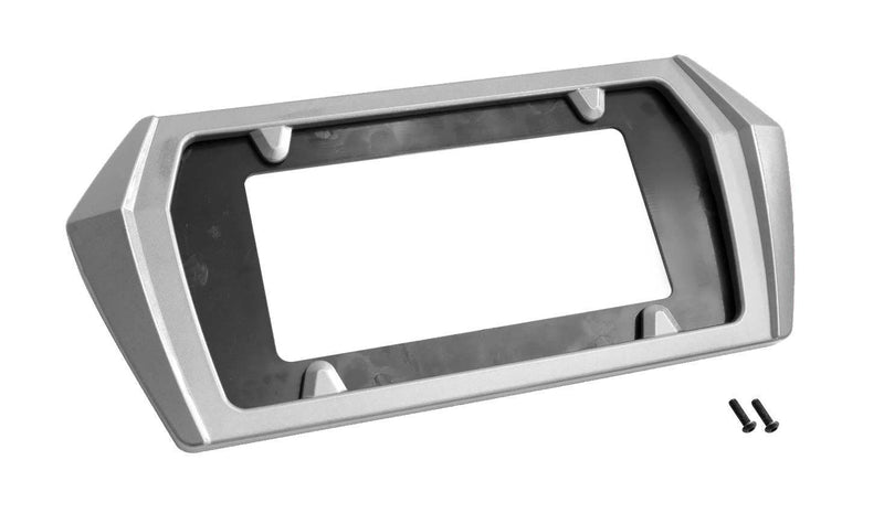 2020-2023 Corvette C8 Painted Rear License Plate Frame Bezel GAN Blade Silver