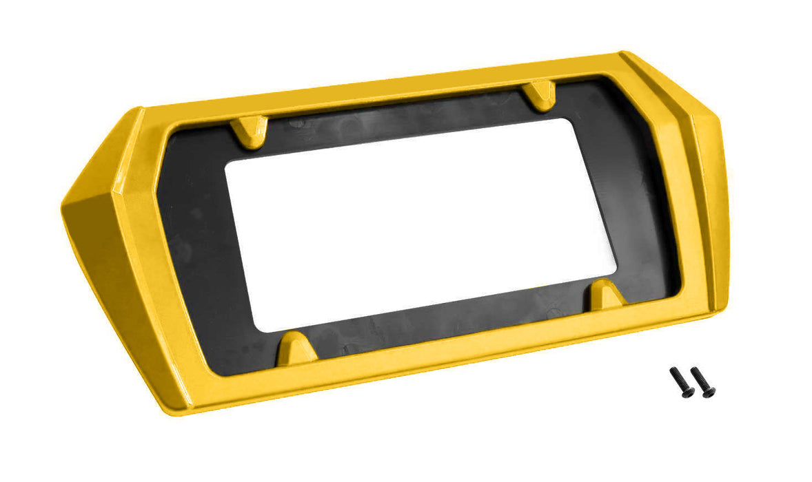 2025 Corvette C8 Painted Rear License Plate Frame GBK Competition Yellow