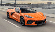 2022-2024 Corvette C8 Painted Rear License Plate Frame Bezel GC5 Amplify Orange