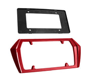 2020-2024 Chevy Corvette C8 Rear License Plate Frame Bezel - GKZ Torch Red